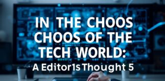 Teknoloji Dünyasında Kaosun Ortasında: Bir Editörün Düşünceleri In the Chaos of the Tech World: A Editor's Thoughts
