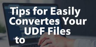 UDF Dosyalarınızı Kolayca PDF Formatına Dönüştürmenin İpuçları Tips for Easily Converting Your UDF Files to PDF Format